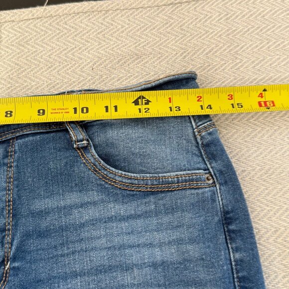 Curve Appeal Classic Straight Jeans Womens 4/27 High-Rise Stretch Denim Casual C - Picture 12 of 13